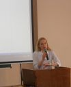 Зав. кафедрой Н.Н.Васильева открывает секцию "Нормальная физиология"